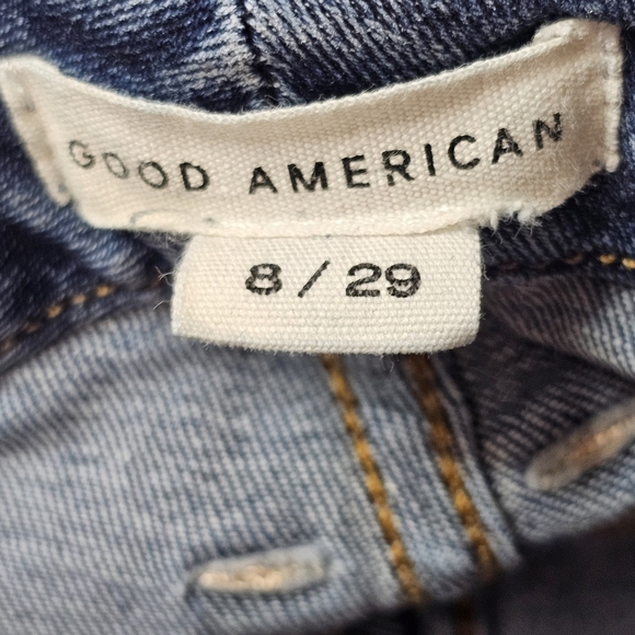 Good American 8 29 Waist Classic Blue Women's Jeans Denim Skinny - Picture 5 of 8